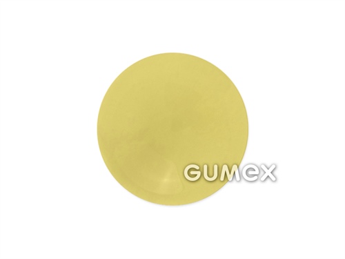 PU čisticí koule pro prosévací zařízení, průměr 35mm, FDA, 75°ShA, PU, -25°C/+70°C, transparentní žlutá